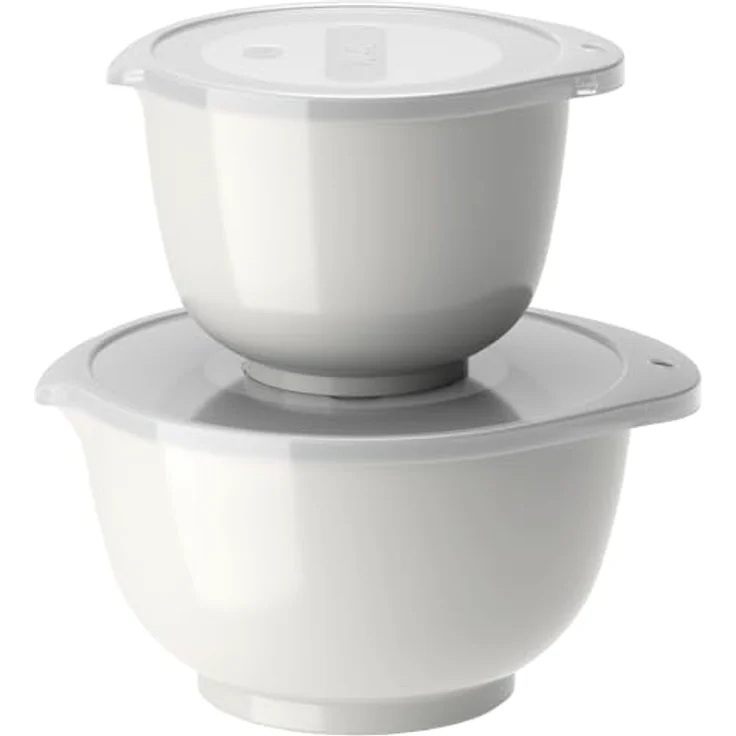 Rosti Margrethe Schüssel Set, 4-Teilig aus Recycelbarem Kunststoff, Weiß – Bild 1