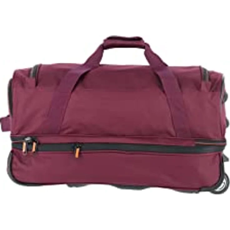 travelite 2-Rad Trolley Reisetasche Gr. S mit Dehnfalte, Gepäck Serie BASICS: Weichgepäck Reisetasche mit Rollen mit extra Volumen, 55 cm, 51 Liter (erweiterbar auf 64 Liter) – Bild 4