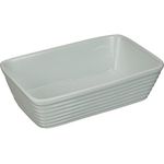 Küchenprofi Auflaufform BURGUND, rechteckig 20 cm aus Hartporzellan, weiß, mikrowellengeeignet, ofenfest, spülmaschinengeeignet, hitzebeständig bis 280°, Ofenform klein