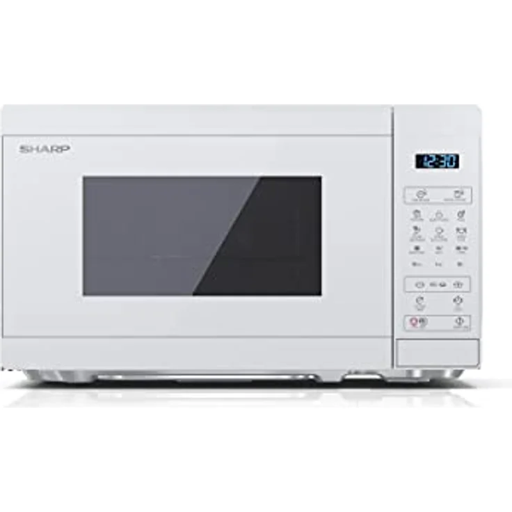 Sharp YC-MG02E-C Mikrowelle mit Grill, Standgerät, 20 Liter Garraum, 800 Watt, weiß – Bild 2