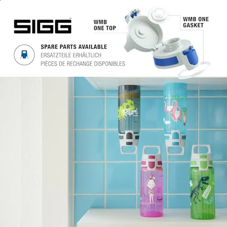 Sigg Uni VIVA ONE Blue, Sport, 0.5 L, Polypropylen, BPA Frei, Blau Trinkflasche – Bild 4
