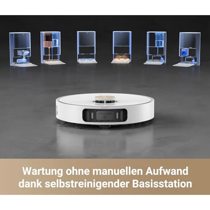 dreame X30 Ultra Roboter-Staubsauger- und Wischkombination mit Omni-Selbstreinigungsstation, 8.300 Pa Saugleistung Weiß – Bild 2