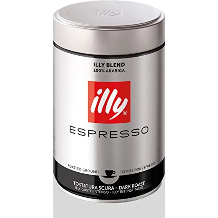illy Kaffeepulver Intenso 250g Dose dunkle Röstung gemahlener Filterkaffee – Bild 3