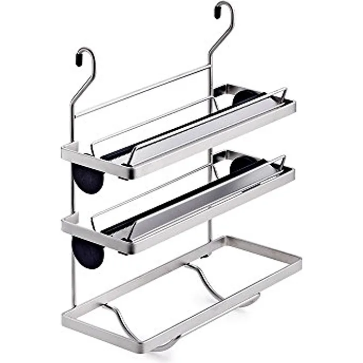 Quellmalz Kesseböhmer Linero 2000 Relingsystem - Rollenhalter 3-etagig, chrom