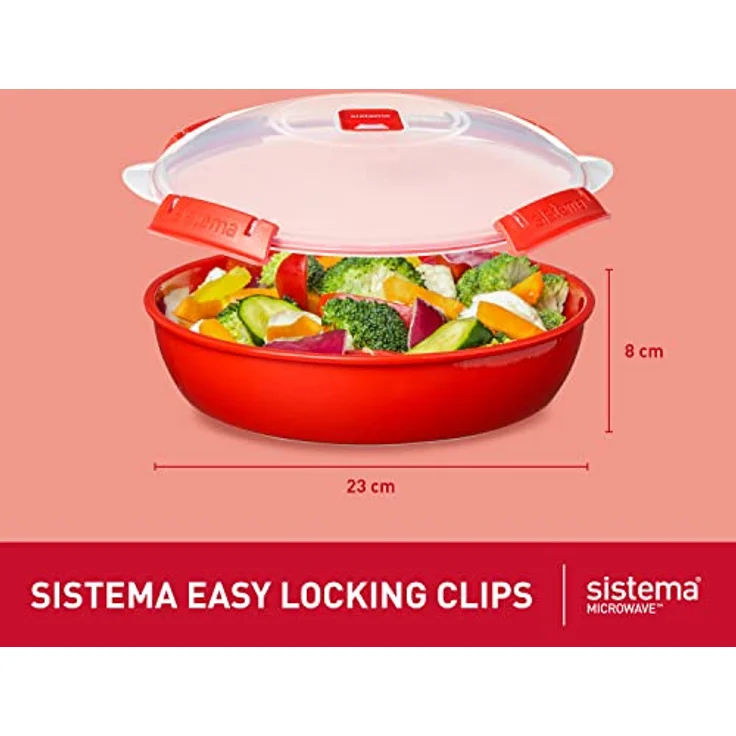 Sistema Microwave Teller, 1,3 l, rot – Bild 2