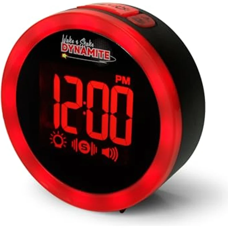Geemarc Wake'n Shake Dynamite, Wecker mit Lautstärke 85 dB, Sensor-Sitzkissen 36 x 36 cm, Alarmfunktionen und Funkfrequenz 433,92 MHz – Bild 2