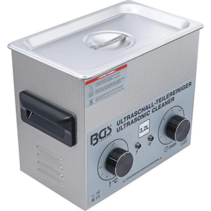 BGS Ultraschall-Teilereiniger  3,2 l, Ultraschallreiniger, Mehrfarbig – Bild 2