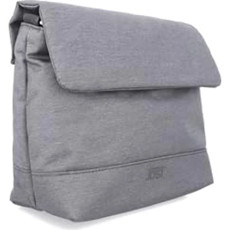 Jost Bodybag Bergen Shoulder Bag, praktische Umhängetasche aus pflegeleichtem Polyester, Grau, 27 x 12 x 23 cm – Bild 2