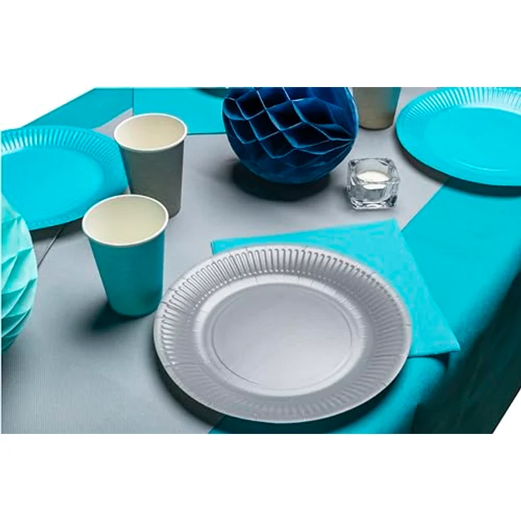 WHEN 21 Pro Tischdecke 89116i, 15 Becher, 20 cl, Karton, Türkis, FSC-zertifiziert – Bild 4