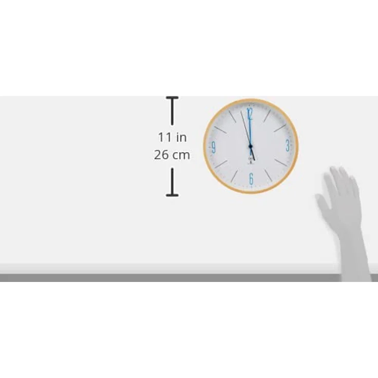 TFA, Wanduhr, Buche (25.50 cm) – Bild 2