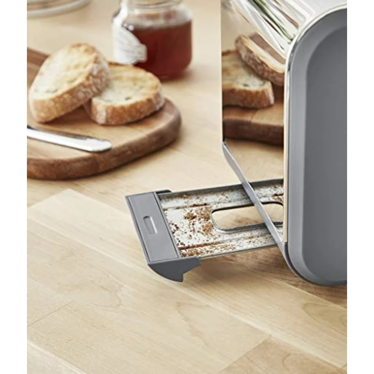 Swan Nordic Toaster Breitschlitz, 2 Scheiben Schiefergrau – Bild 7