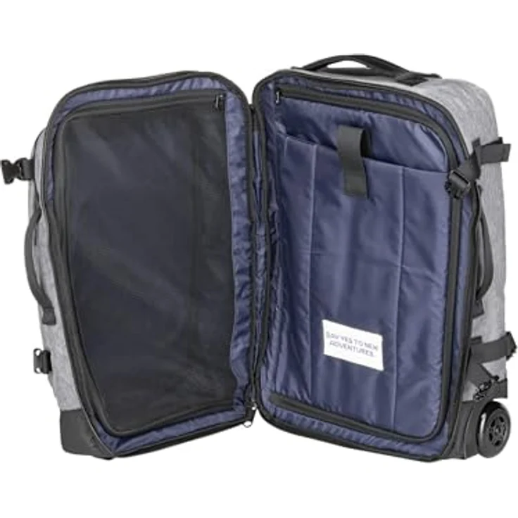 CABAIA Trolley Soft Suitcase Small, 2 Rollen aus recyceltem Polyester, ideal für Bordgepäck und Pendeln – Bild 4