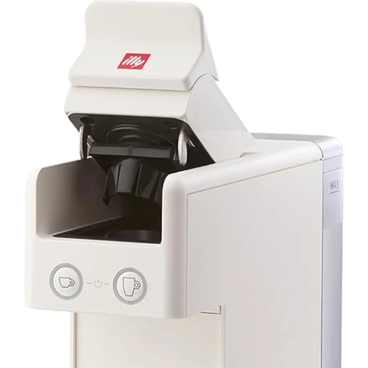 Illy Y3.3 Vollautomatische Pad-Kaffeemaschine, 0,75 l, in Weiß mit individueller Brühtemperatursteuerung und automatischer Entkalkungsfunktion – Bild 3