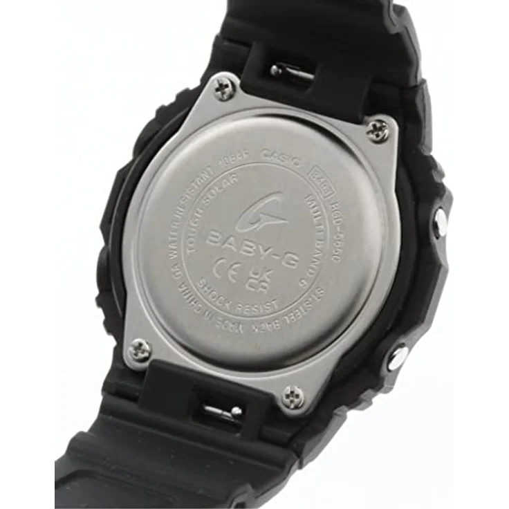 Casio BGD-5650-1ER Baby-G Funk-Solar DAMENUHR, Rechteckiges Design, Tag-Datum-Anzeige, Quarz-Uhrwerk – Bild 3