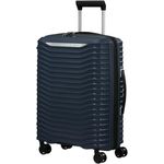 Samsonite Hartschalen-Trolley UPSCAPE 55, 4 Rollen, Handgepäck-Koffer mit TSA-Zahlenschloss und USB-Schleuse, blau