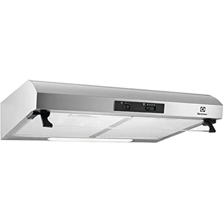 Electrolux LFU226X Dunstabzugshaube, 60 cm Unterbauhaube aus Edelstahl mit Schiebeschalter und EEK D