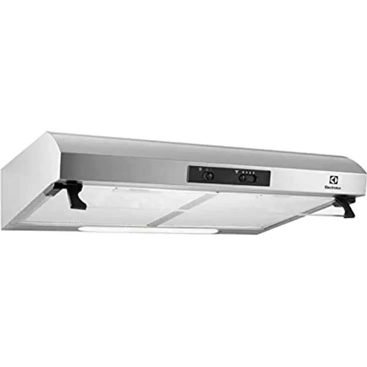 Electrolux LFU226X Dunstabzugshaube, 60 cm Unterbauhaube aus Edelstahl mit Schiebeschalter und EEK D
