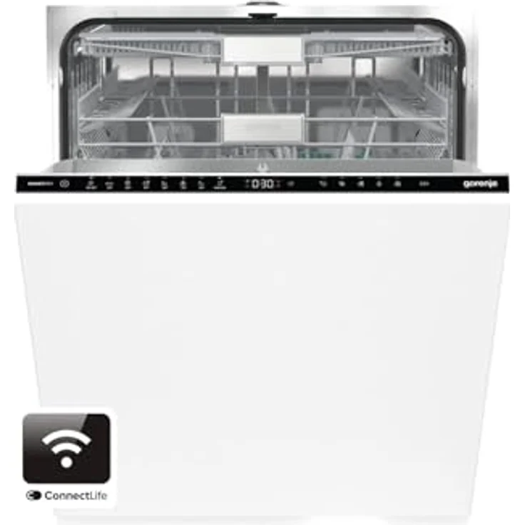 Gorenje GV693C60UVAD, Vollintegrierbarer Geschirrspüler, 60 cm, Weiß und Schwarz, Touch-Bedienung, mit Wi-Fi-Funktion – Bild 2