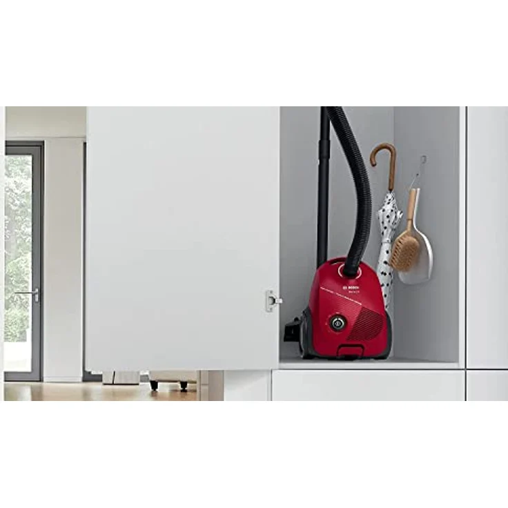 BOSCH Bodenstaubsauger Bosch Staubsauger mit Beutel BOSCH BGBS2RD1 3,5 L 600 W, 600 W, Rot/Schwarz – Bild 3