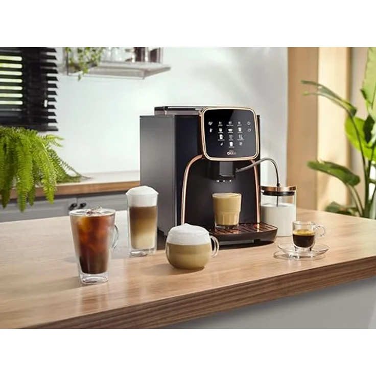 Arzum OK0028-0400 Kaffeevollautomat mit Touchscreen und 19 Bar Pumpendruck, Schwarz – Bild 5