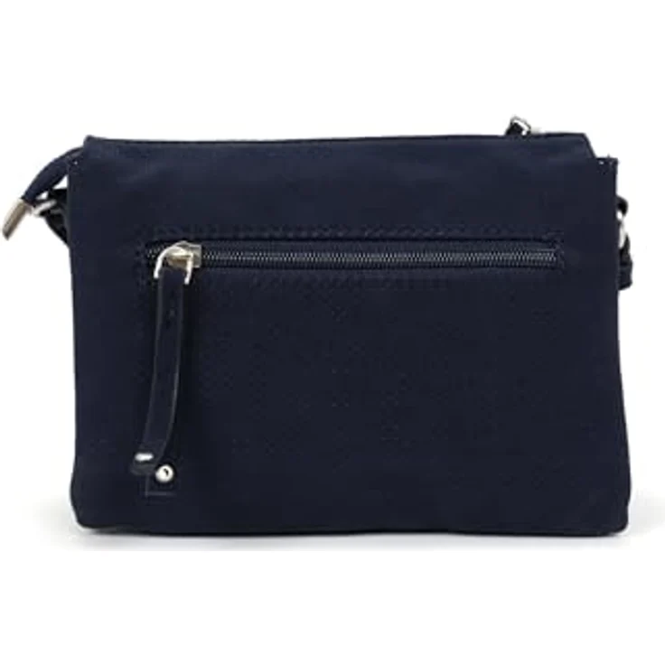 SURI FREY Umhängetasche Romy Basic, kleine Crossover Bag mit vielen Fächern, Farbe Blau, inkl. Quasten-Anhänger – Bild 4