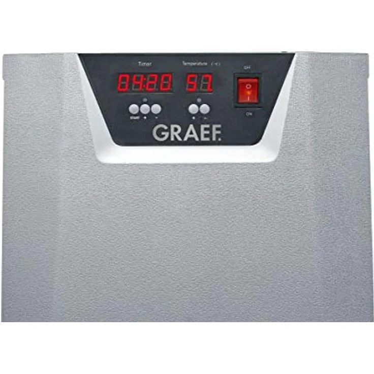 Graef DA506EU Dörrautomat, Kunststoff, 6 Etagen, 630 Watt, 475 mm x 330 mm x 220 mm – Bild 5