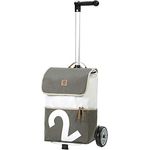 ANDERSEN Einkaufstrolley - Unus Shopper 360° Mole 2 41 L Einkaufsroller, Segelstoff, upcycling, Aluminium, Griff ergonomisch, höhenverstellbar, Kugellagerrad