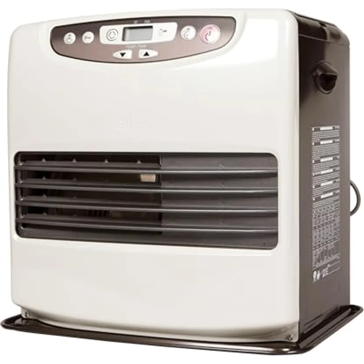 Qlima SRE 9046 C Heizstrahler - 75m³, 5L Inhalt, mit Kindersicherung, Kippschutz, Frostschutz und CO-Sensor, Weiß/Schwarz - Laserheizung – Bild 3