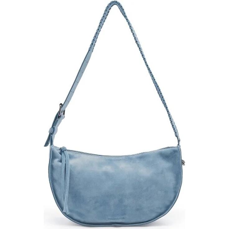 FredsBruder Whipstitch Soul Umhängetasche, 35 cm, aus 100% Leder, blau