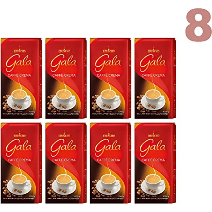 Eduscho Gala Caffè Crema, 1000g ganze Bohne – Bild 2