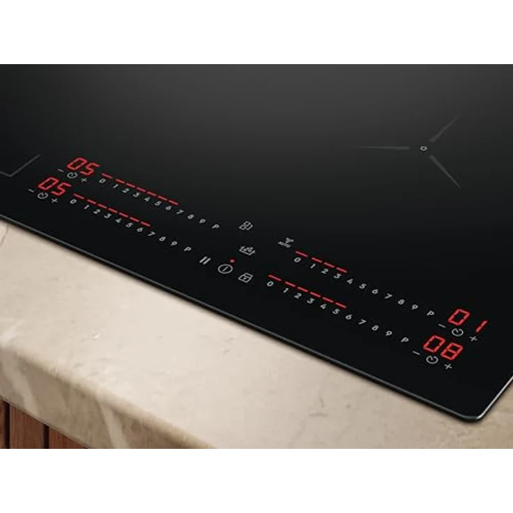 Electrolux KIS62453I, Einbau-Kochfeld 60 cm, Serie 700, 4 Brenner, flexibler Kombibereich, Hob2Hood, SenseBoil, Slider Touch-Steuerung, Kindersicherung – Bild 5