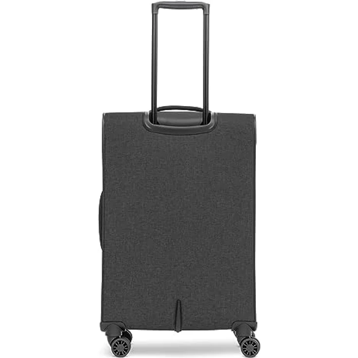 REDOLZ Essentials 12 MEDIUM Weichschalen Koffer für Männer & Frauen | Leichter Trolley 67 cm mit 4 Doppelrollen & TSA-Schloss (mit Dehnfalte erweiterbar) – Bild 3