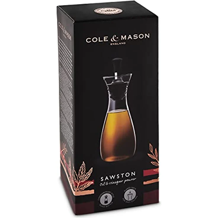 Cole & Mason Ölspender Sawston Classic, präzises Dosieren, elegantes Design mit Flüssigkeitsrückführungssystem – Bild 2