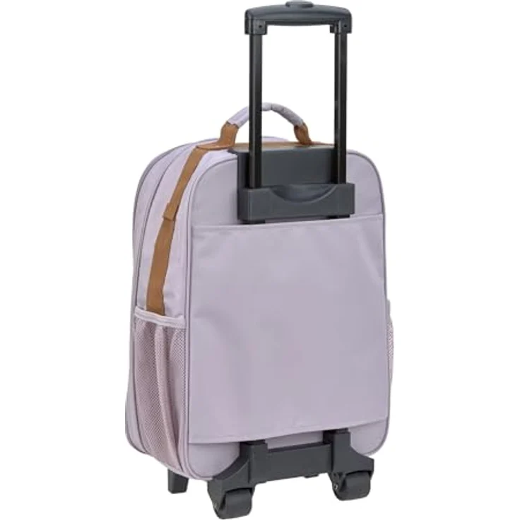 LÄSSIG Kinderkoffer Little Gang, 22 L, wasserabweisend, mit Teleskopgriff und bunten Patches, blau – Bild 3