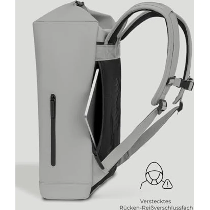 Pactastic Urban Collection Rucksack 50 cm Laptopfach grey – Bild 5