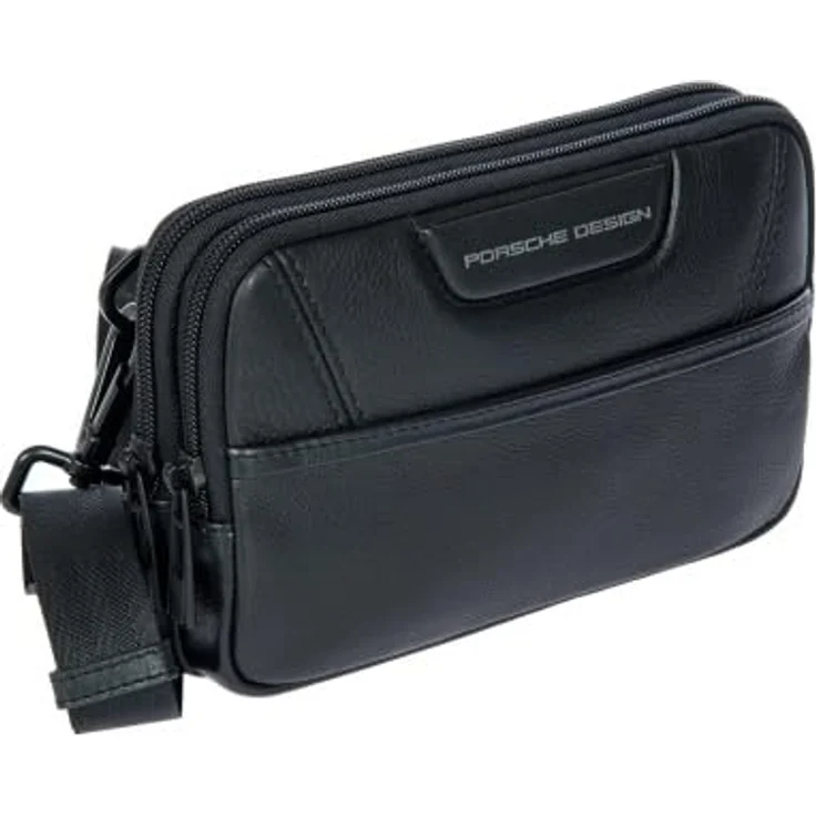 Porsche Design Roadster Gürteltasche, 21 cm x 4 cm x 12.5 cm, schwarz, 100% Nylon – Bild 2