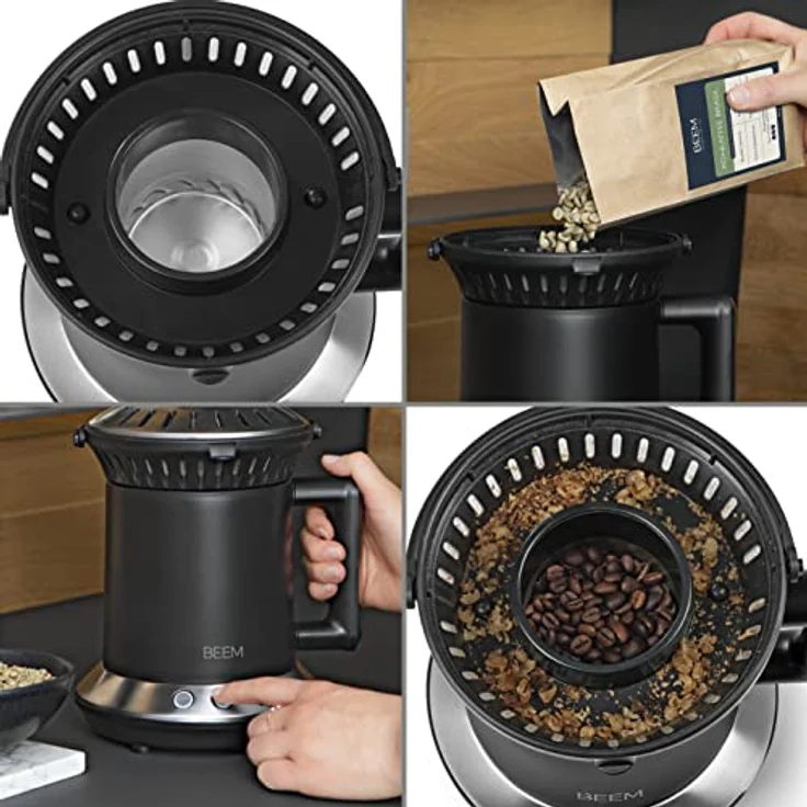 BEEM COFFEE-ROAST Set mit ROAST-PERFECT Kaffeeröster & ROHKAFFEE-BRASIL – Bild 4