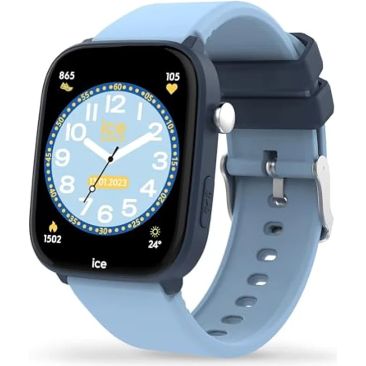 ICE-WATCH ICE smart junior 3.0 Find My Blue Light blue, geolokalisierbare Uhr für Jungen mit Silikonarmband, Wasserdicht bis IP68, 1.75 Zoll – Bild 2