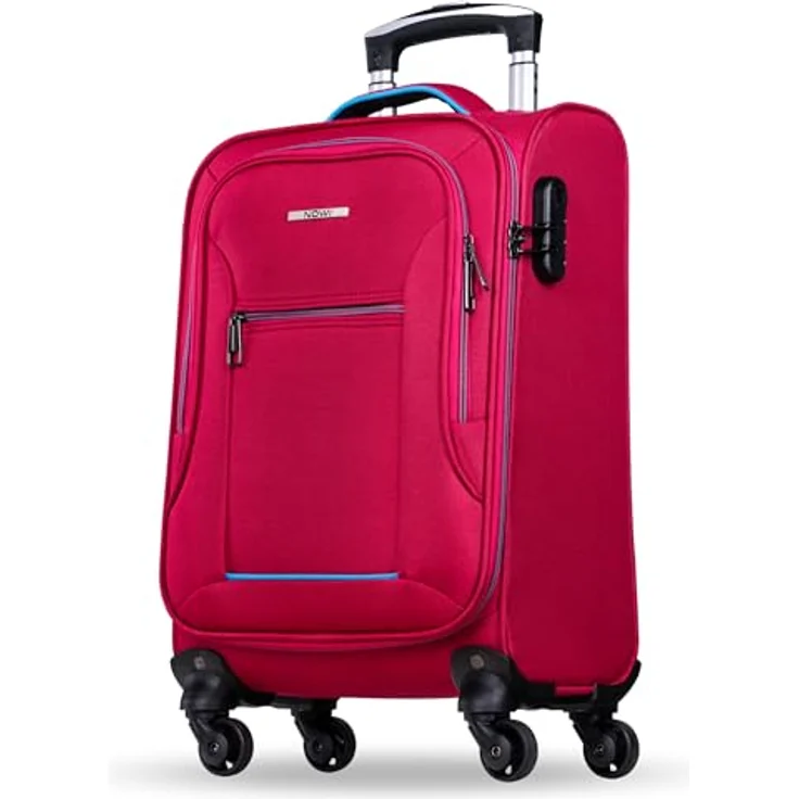 Nowi, Koffer, Sevilla 4 Rollen Kabinentrolley 55 cm, (30 l, S), Stylischer Kabinentrolley mit Kreuzpackgurt, Reißverschlussfach, Tragegriff und 4 Rollen, in stilvollem Design – Bild 2