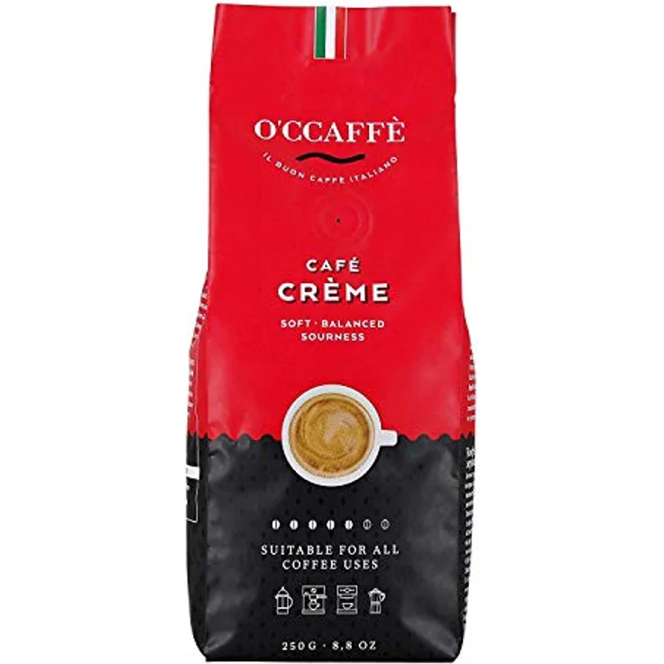 O'CCAFFÈ Café Crème, 250g ganze Bohne – Bild 2