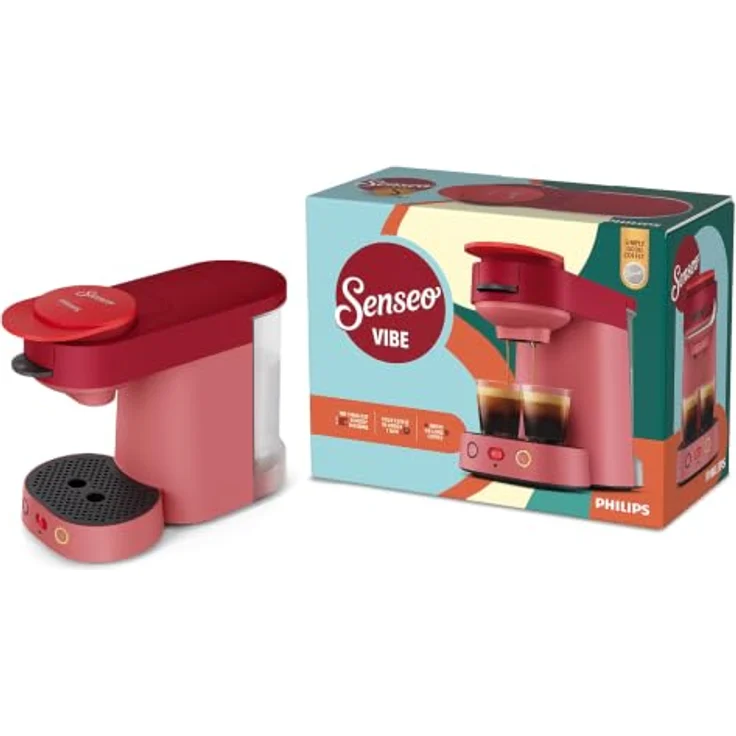 Philips Kapsel-/Kaffeepadmaschine CSA225/90, kompakte Maschine für aromatischen Kaffee – Bild 9