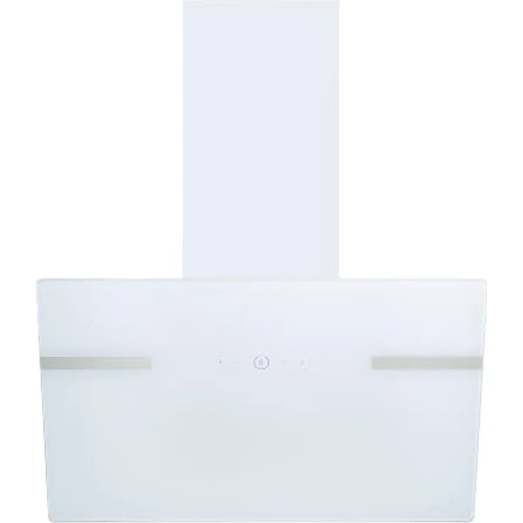 PKM Schräghaube S47-60AWTH, 60 cm Dunstabzugshaube mit Touch Control, weißen Glasfront und LED-Beleuchtung, Energieeffizienzklasse A – Bild 1