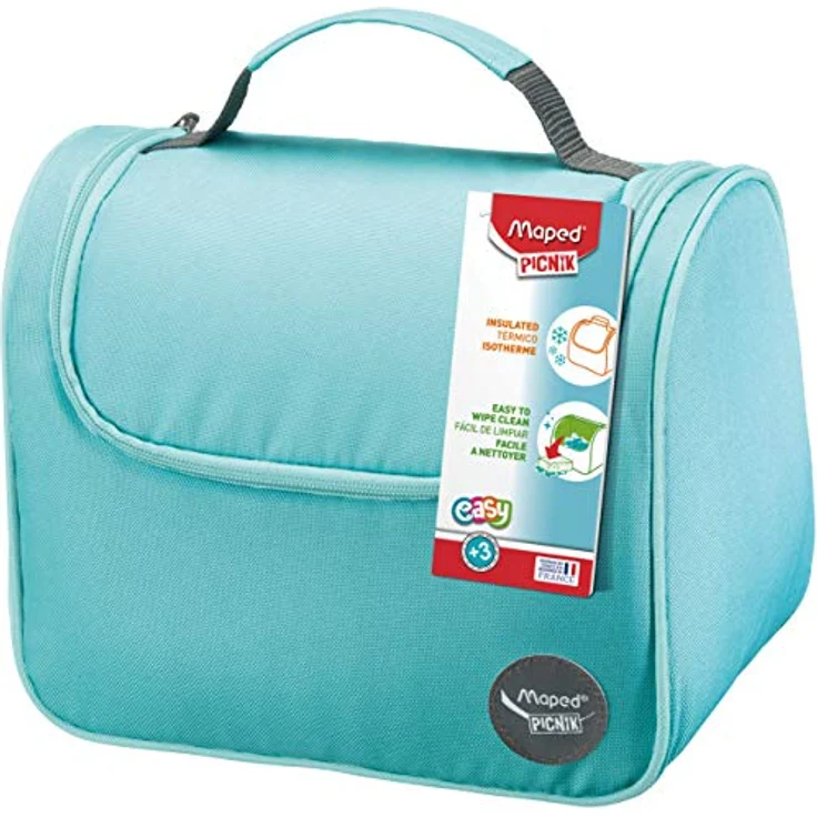 Isolierte Lunch Tasche von Maped, passend zu den Picnik Lunchboxen und Trinkflaschen, Farbe Türkis – Bild 2
