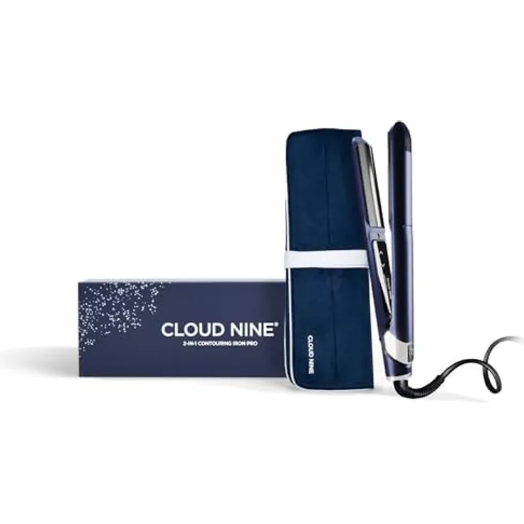 Cloud Nine 2-in-1 Contouring Iron Pro - Elektrisch betriebener Haarglätter - Glätteisen zum Glätten und Locken - Mineralhaltige Keramikplatten - Innovativer Revive-Modus - Für glänzende Styles und Looks - Preisvergleich