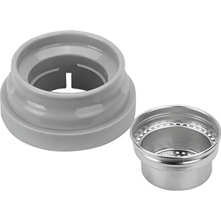 ZWILLING Thermo Thermoflasche, Integrierter Siebeinsatz, Isolierflasche für Tee & Infused Water, Doppelwandisolierung, 420 ml, Höhe: 17,2 cm, Weiß – Bild 3