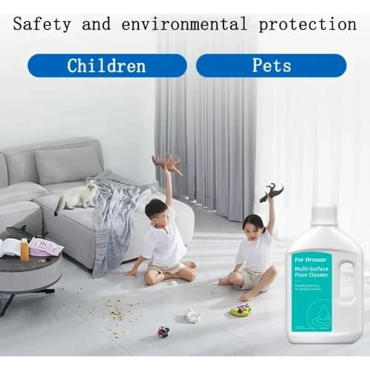 Reinigungslösung für Dreame W10, W10 Pro, L10s Ultra, L10 Ultra, L10 Prime, reinigt alle Arten von Hartböden wie Holz, Marmor, Fliesen, 1000ml-Flasche für eine gründliche Reinigung – Bild 6