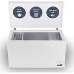 SCHOEPF GT400S Gefriertruhe / 400 Liter / Energieeffizient / Leise / Inverter-Technologie / Weiß