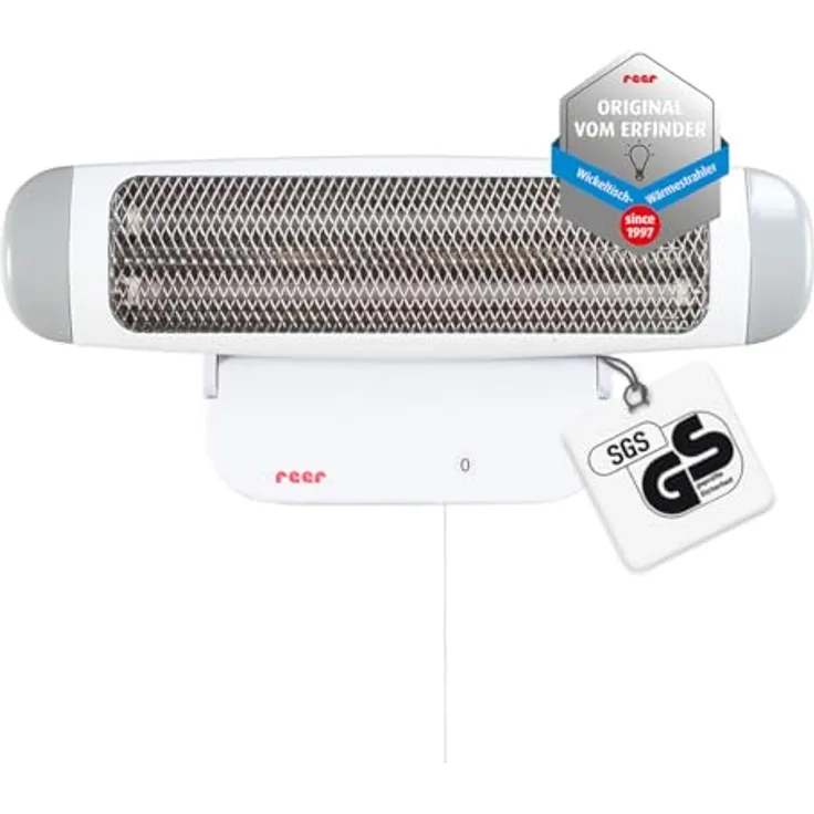 REER 1926 FeelWell Wickeltisch-Wärmestrahler, Heizstrahler, Wandgerät