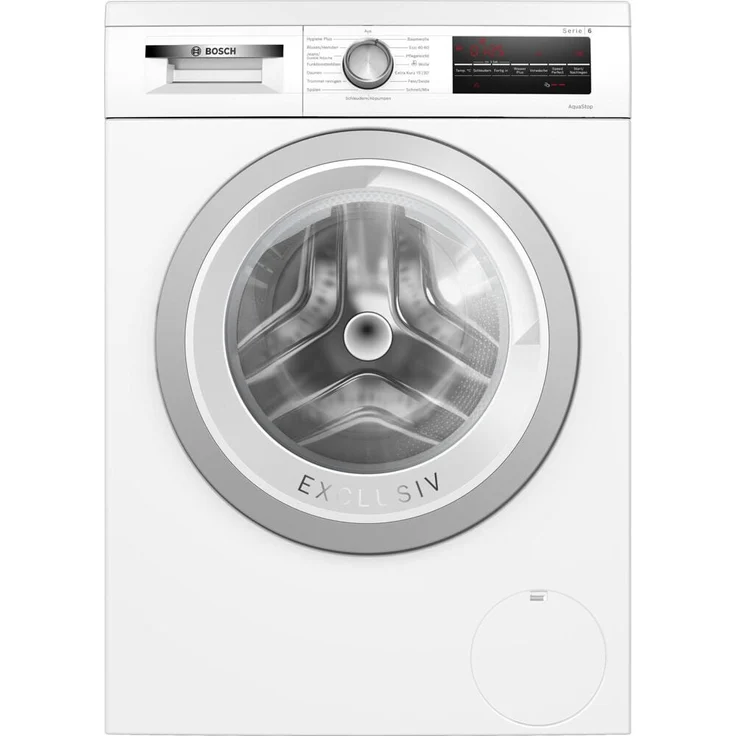 Bosch WUU28T92 Exclusiv Serie 6, 9 kg Waschmaschine, unterbaufähig, 1400 U/Min, Energieeffizienzklasse A, Hygienefunktion, Kindersicherung