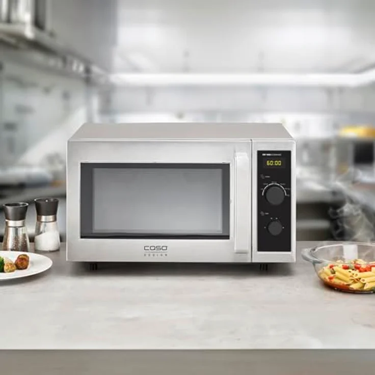 Caso Ceramic Microwave CM 1000 Free standing 1000 W Stainless Steel/Black, Mikrowelle – Bild 6